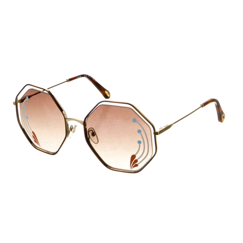 New Chloé Round Gradient Sunglasses - Picture 1 of 12